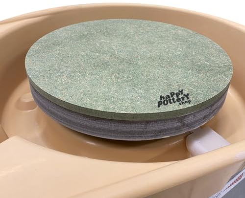 Genérico Piatto base in legno idrorepellente resistente all'acqua per tornio in ceramica, tavola di essiccazione e modellazione