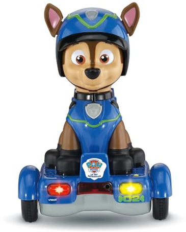 VTech - Paw Patrol, Chase Mission Hoverboard, interaktiver Hund Paw Patrol, Anime-Figur 26 cm, elektronisches Spielzeug, Geräusche und Lichter, Geschenk für Kinder von 2 Jahren bis 6 Jahren – Inhalt