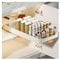 CJJZFO Küchen Organizer Teleskopschublade, Ausziehbarer Schrank Organizer, Ausziehbare Schublade zum Kleben, Küchenschrank Organizer Kein Bohren und Nageln Erforderlich (Size : 53 * 30 * 7cm)