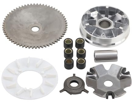 GOOFIT Transmission entièrement Automatique Ensemble de Roues motrices kit de Rouleaux Remplacement pour Gy6 50cc 80cc 139QMB 147QMD Engine Scooter ATV Go Kart