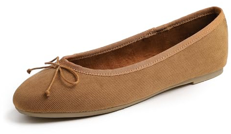 Feversole Women's Suede Macaroon Colorful Memory Foam Cushion Ballet Flat