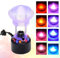 Vmxlso Ultraschall Vernebler, 12 LED Mini Nebelmaschine Halloween, Vernebler Halloween, Ultraschall Nebler mit Spritzschutz für Pumpkin, Hexenkessel, Springbrunnen, Steingarten, Teich