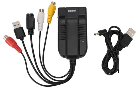 USB-Videoaufnahmekarte, HDMI, S-Video, zu USB-Audio-Videoaufnahmegerät, 1920 X 1080 bei 30 Hz, für 7,8,10,11, für Linux, für OS X