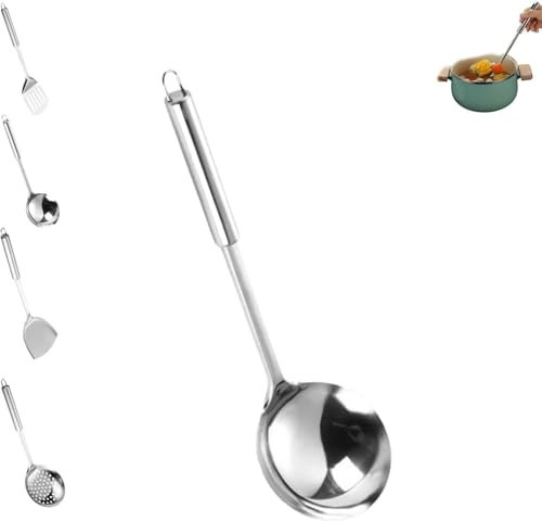 Genérico Espátula de Titanio 100% Puro Juego de espátulas de Titanio for Wok Espátula de Titanio for cocinar Pala for cocinar Espátula for Wok Pala de Mango Largo Espátula for Wok(A)