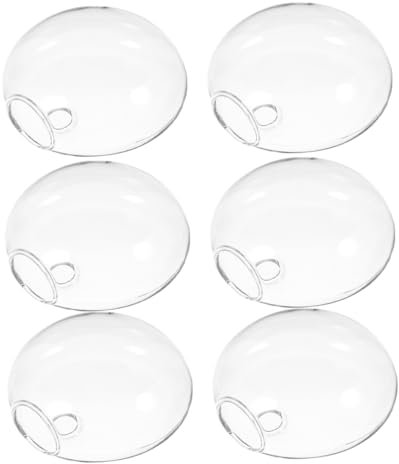 Cabilock 1 Jeu Vase Hydroponique Pots De Plantes À Air Suspendus Stations De Propagation De Jardinières Murales Jardinières Suspendues Terrarium Pots De Fleurs Transparent Un Verre 6 Pièces