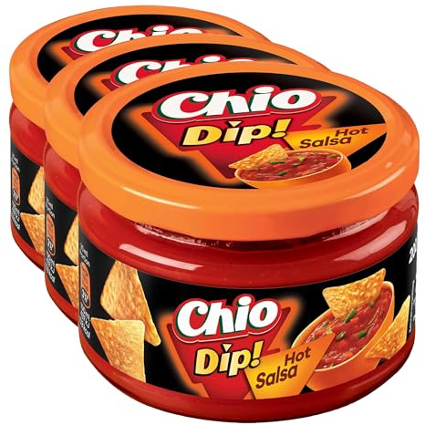 Chio Dip Hot Salsa (1 x 200 ml) (Packung mit 3)
