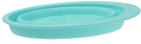 Didiseaon Mini Silicone Makeup Brush Cleaning Pad Portable Cosmetic Brush Cleaner Mat for Easy Makeup Sponge Washing Professional and Home Use Tool