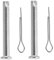 CONGARTENO Popcorn Machine Supply Replacement Latch Pin Kit Stainless Steel for Commercial Popcorn Maker
