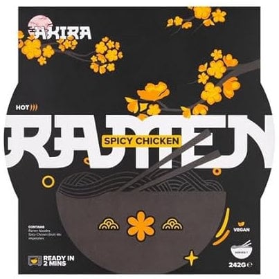 Akira Spicy Chicken Ramen Bowl 6x242g
