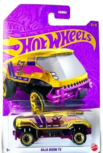 Hot Wheels Purple Baja Bison T5, 57th Anniversary 6/6, Maßstab 1:64, Druckguss