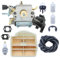 LAERNPU Carburador for Motosierra de Gasolina Husqvarna 445, 445E, 450 y 450E con Kit de Ajuste de Filtro de Aire