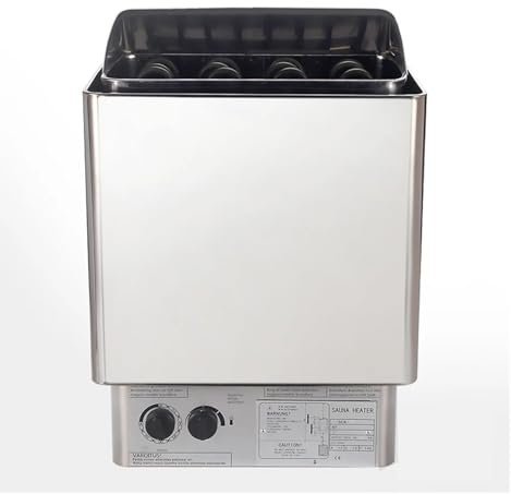 YXZKJZJ Poêle de Sauna 9kw, générateur de Vapeur for Douche, en Acier Inoxydable, Four de Sauna Sec, Four de Chauffage Domestique Chauffage Rapide à Haute efficacité(3KW 380)