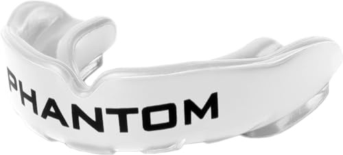 Phantom Mouthguard APEX Zahnschutz für Erwachsene - Boil & Bite Mundschutz für Kampfsport, MMA, Boxen und Muay Thai - Weiss