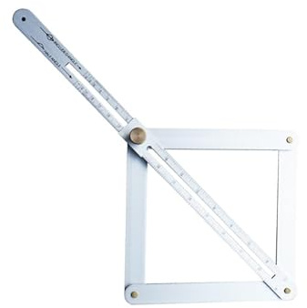 HOMSFOU Angle Finder Measuring Tool Angle Ruler with Protractor Combination Square for Woodworking Construction Layout and Precision Measurement 1 X Ruler