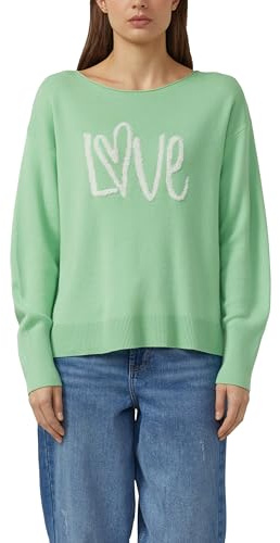 s.Oliver Strickpullover mit Love-Schriftzug