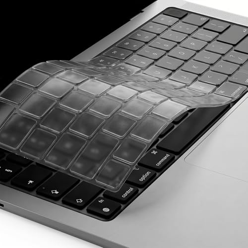 Protector de Teclado Compatible para MacBook Neo 2026, 2025-2022 Air 13,6/Air 15 M4 M3 M2,2025-2021 Pro 14/Pro 16 Pro/MAX M5 M4 M3 M2 M1, Protector de Teclado portátil, Ultrafino TPU