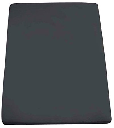 Formesse – Bella Donna Jersey. Edles Jersey-Spannbettlaken 90x190-100x220 cm - bis 30cm Höhe - 97% Baumwollzwirn, 3% Elastan, Aloe Vera und Arganöl/Spannbetttuch aus Deutschland - Anthrazit