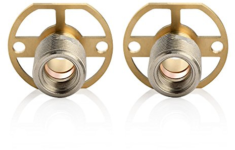 JT Pickfords | Easyfix Fast Fit Brackets for Exposed Thermostatic Shower Bar Valves to Existing Pipework (Pair)