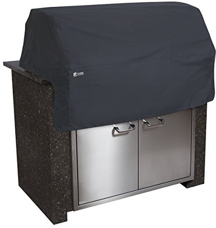 Classic Accessories 55-314-050401-00 Cover for Built-In Grills, Black, Large