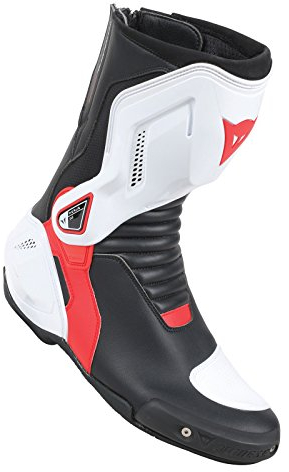 Dainese 1795200A6646 Stivali, Nero/Bianco/Lava-Rosso, 40 EU