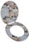 vidaXL WC Sitz Kieselsteine MDF Brille Klodeckel Toilettensitz Toilettendeckel