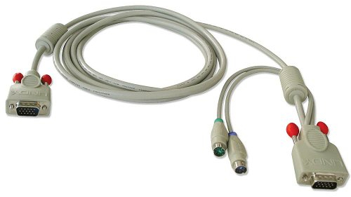 LINDY 32507 KVM-Systemkabel 3m für KVM Switch P16, XT-Modelle und KVM Switches der U-Serie
