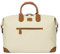 Bric's Holdall Firenze Collection, Reisetasche mit Schulterriemen und Schulterstütze für Koffer, Integriertes TSA-Vorhängeschloss, PVC, Größe: 43x28x19 cm, Creme