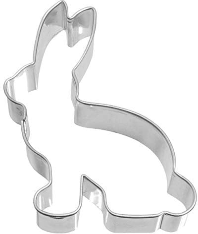 Birkmann, Ausstechform Hase sitzend, Weißblech, 7 cm, Osterhase-Motiv, 121751