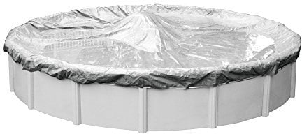 Pool Mate 5515-4 Heavy-Duty Silverado Winter Pool Cover for Round Above Ground Swimming Pools, 15-ft. Round Pool