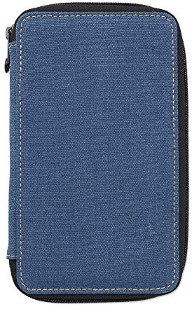Speedball Art Products 254240 24 Pencil Storage Canvas Pencil Case, Denim