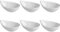 Secret de Gourmet - Lot de 6 Coupelles Porcelaine Goutte 21cm Blanc