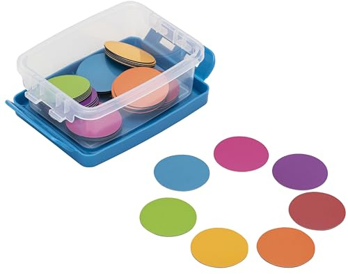Betzold Magnet-Set bunt 42-tlg. | Tafelmagnete, Kühlschrankmagnete, Markierung, Lehrer
