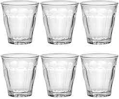 Lieferumfang: 6 Tassen Duralex Picardie 90 ml, Durchsichtig