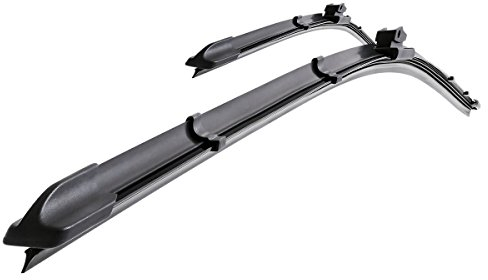 Mossa Vordere Scheibenwischer kompatibel mit Volkswagen Touran II (05.2015- ) - flache Wischerblätter. Wischerblätter - Set für Frontscheibe (Fahrer- + Beifahrerseite) (700 mm / 410 mm)
