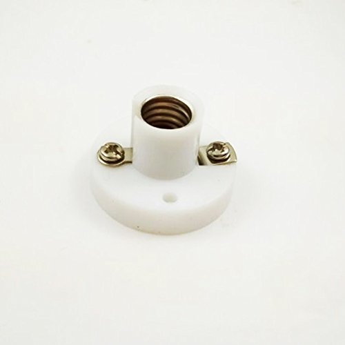 10 x E10 Schraubsockel Glühbirne Lampensockel Halter weiß