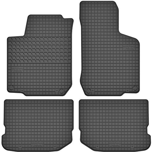 Gummimatten Gummi Fußmatten Satz für VW Volkswagen Golf IV/Bora/New Beetle/Skoda Octavia I/Seat Leon I/Toledo II - Passgenau