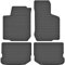 Gummimatten Gummi Fußmatten Satz für VW Volkswagen Golf IV/Bora/New Beetle/Skoda Octavia I/Seat Leon I/Toledo II - Passgenau