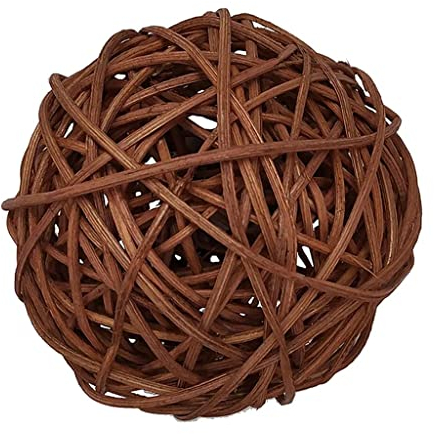 P Prettyia 1 Stück Große Rattankugeln Rattan Kugeln Dekokugeln Rattan Ball Hochzeit Party Aufhängen Dekoration