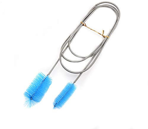 Rohrreinigungsbürste, Flexible Feder-Aquarium-Rohrbürste zum Reinigen von Wasserpumpe, Glasröhren, Filtern, Anschlüssen und Anderen schwer erreichbaren Stellen(#2)