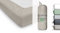 Blue Moon Bio Baumwolle Jersey Bettlaken - Spannbettlaken 90x200cm - Spannbetttuch Bettlaken 90x200cm Organic Cotton GOTS-Zertifiziert Ökotex Made in Green (Sand 2er Set, 90-100 x 200 cm)