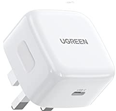 UGREEN USB C Plug PD 30W USB C Charger PPS Fast Charge Type C Plug Compatible with iPhone 16/15/15 Pro/14/13/12/SE 2022, iPad Air/Mini, Galaxy S24/S23, Pixel 9/8/7, etc