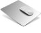 HONKID Aluminium Metall Mauspad Gaming Mouse Pad Aluminium-Mausunterlage, Mauspad mit Glatter Präzisionsoberfläche und Rutschfester Gummibasis für Laser-/optische Maus,Silber (24x20x0,3cm)