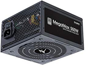 Zalman MegaMax 500W (80Plus) - Fuente de alimentación para PC no Modular
