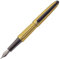 DIPLOMAT Füllhalter Aero Champagner, Exclusiver Tintenfüller mit Edelstahlfeder und Konverter, D40312025, metallisch
