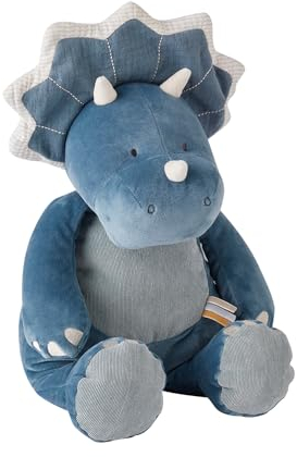 Noukie's NOUKIES - Schmusetuch für Kinder - Kleines Plüschtier Ops - Schmusetuch aus Bio-Baumwolle - Kindgerechte Größe (25 cm)