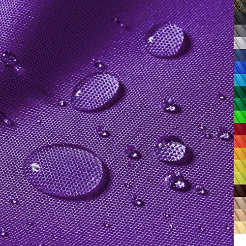 1buy3 – wasserdichter Polyesterstoff “Monaco” mit 12.000mm Wassersäule für Zelte, Abdeckplanen, Bezüge, Outdoorbekleidung & Co – Meterware mit 160cm Breite – reißfest & pflegeleicht (23 / Blaulila)