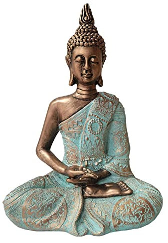 SM SunniMix Buddha Statue, Thailändische Buddha Figur für Tischdekoration