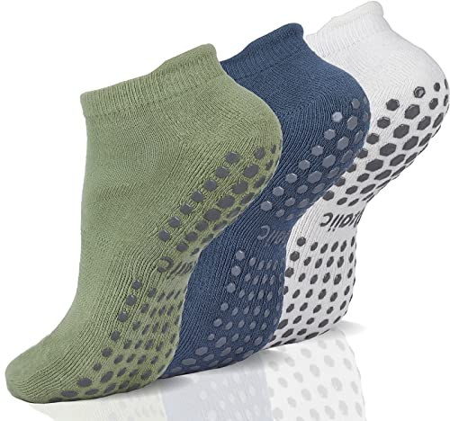 Ozaiic Yoga Socken für Damen und Herren,Stoppersocken,Antirutschsocken,Barfuß,Rutschfeste,Pilates,Krankenhaus, Zuhause,Socken mit Noppen