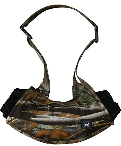 BYNYXI Chauffe-Mains, Manchon Chauffant 3 Vitesses Gants Chauffants électriques avec Ceinture de Taille réglable Doublure Polaire Chauffe-Mains pour la Chasse en Plein air Camping