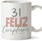 MUGFFINS Tazas 31 Cumpleaños - En Español - ¡Feliz Cumpleaños! Rosa - 11 oz / 330 ml - Regalo original y divertido